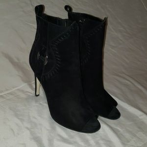 Rebecca Minkoff Black Suede Bootiea